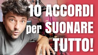 10 ACCORDI PER SUONARE 100 CANZONI  PIANOFORTE TUTORIAL  GIRO DI DO [upl. by Namaan756]