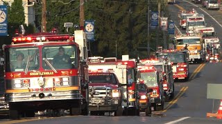 Shartlesville Community Fire Co 20th Annual Lights amp Sirens Parade [upl. by Carleen762]