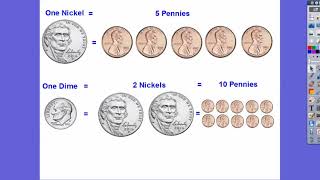 Dimes Nickels and Pennies  Lesson 71 [upl. by Einehpets]