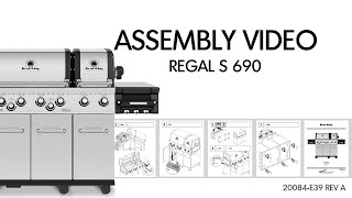 Regal S 690 Assembly  Broil King [upl. by Ahseital154]