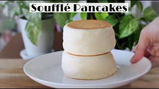 Fluffy Japanese Souffle Pancakes Recipe  Extended version with tutorial [upl. by Idhem234]