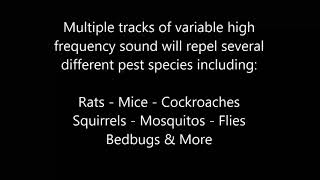 Free High Frequency Pest Control  Repels Rats Mice Cockroaches Mosquitos amp More [upl. by Ennaeiluj]