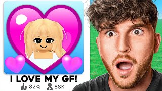 Surprising Girlfriend With Her OWN Roblox GAME [upl. by Esimaj]