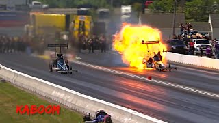 NHRA Crashes amp Engine Explosions [upl. by Elgar]