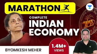 Complete Indian Economy  Marathon Session  UPSC CSEIAS 202223  Byomkesh Meher [upl. by Nodarse801]