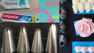 Homemade Nozzles for Cake Decoration from old Toothpaste [upl. by Yerhpmuh23]