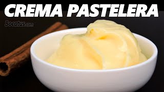 Cómo hacer Crema Pastelera fácil y rápida [upl. by Ayek]