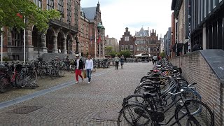 Walking in Groningen ⛅  City Center  The Netherlands 4K [upl. by Ahsiuqel]