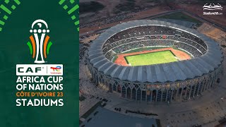 🇨🇮 Africa Cup of Nations 2023 Stadiums Ivory Coast [upl. by Quar]