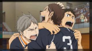 Karasuno vs Shiratorizawa Last Point  Haikyuu [upl. by Fishback834]