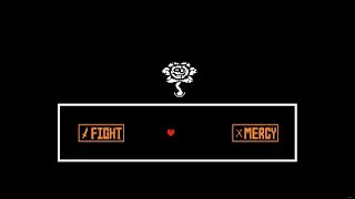 Undertale  KILLING Flowey after Beating it Neutral Ending [upl. by Lonny174]