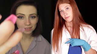 ASMR  Collaboration Doctor Ginger ASMR amp Nurse Jodie Marie give you a Tingly Ear Examination [upl. by Ingeborg]