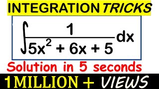 INTEGRATION SHORTCUT METHOD Trick to calculate Integrals for Quadratics [upl. by Yentruoc]