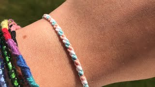 Friendship bracelet easy [upl. by Kristal]