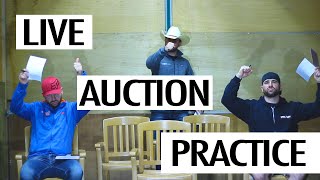 Live Auction Practice  Freestyle Bid Calling [upl. by Drazze558]