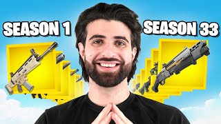 Ranking the BEST Weapon from EVERY Fortnite Season [upl. by Adlev]