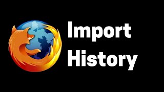 How to Import and Export History on Firefox [upl. by Daahsar]