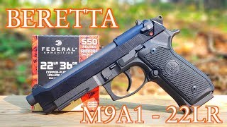 BERETTA 92FS M9A1 22LR REVIEW [upl. by Trab]