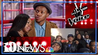 Chris Blue watches The Voice performance [upl. by Rabkin]