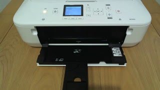 Canon MG5650  Load Paper Tray [upl. by Ayian]