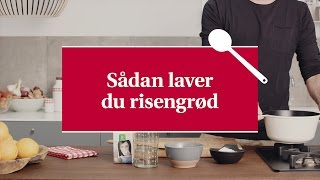 Sådan laver du risengrød  Karolines Køkkenskole [upl. by Notyalk]