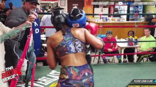 Amanda Serrano vs Cindy Serrano [upl. by Atter]