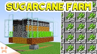 SUGARCANE FARM MINECRAFT 120  Easy Auto Bedrock amp Java [upl. by Christie]