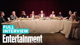 Knives Out Cast amp Director Roundtable Chris Evans Daniel Craig amp More  Entertainment Weekly [upl. by Peggi]