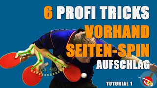 How to serve Tutorial  Tischtennis Vorhand SeitenSpin Aufschlag [upl. by Ymmas]