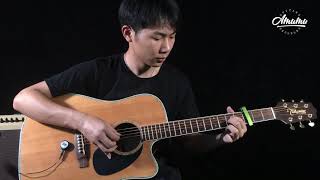 Amumu SBT10 PiezoHD SoundBoard Transducer Pickup  Acoustic Guitar Demo [upl. by Carmela691]