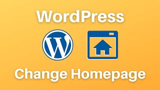 How to Set the Homepage in WordPress [upl. by Estas76]