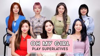 Oh My Girl Reveals Who Has the Best Smile Who Dances the Best and More  Superlatives  Seventeen [upl. by Ueihtam238]