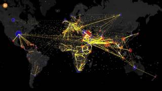 Mapping the Worlds Immigration Flows CountrybyCountry [upl. by Iclehc]