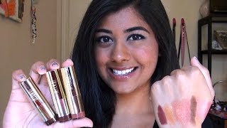 Review Milani Color Statement Lipsticks in Naturals amp Browns [upl. by Alton]