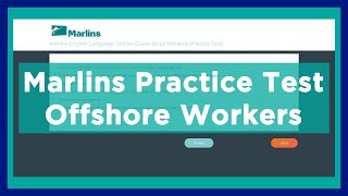 Marlins Practice Test  Offshore Workers [upl. by Lora]