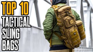 TOP 10 BEST TACTICAL SLING BAGS FOR EDC [upl. by Mcclelland]