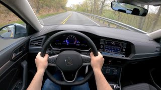 2022 Volkswagen Jetta S  POV Road Test [upl. by Essa988]