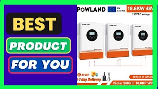 POWLAND 18600W Hybrid Solar Inverter [upl. by Eemyaj]