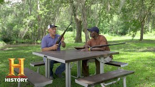 Swamp People Troy and Gee Swap Gun Stories Season 9  History [upl. by Buiron]