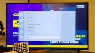 How to Factory Reset Back to Original Settings on Samsung Smart TV [upl. by Adeirf]