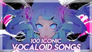 100 Iconic VOCALOID Songs That Every Fan Should Know [upl. by Akerue]