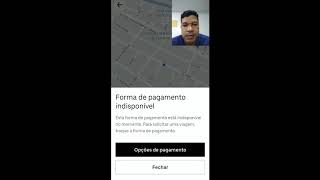 Como Resolver Erro Na Uber  quotForma De Pagamento Indisponivelquot [upl. by Sitof561]