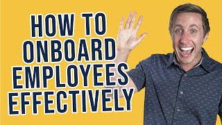 How To Onboard Employees Orientation Checklist [upl. by Olwena]