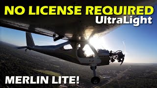 Merlin Lite Part 103 Legal All Metal Ultralight Aircraft Affordable Airplane [upl. by Jenifer]