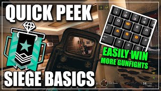 How To QUICK PEEKLEAN  Siege Basics Rainbow Six Siege [upl. by Kcirdez]