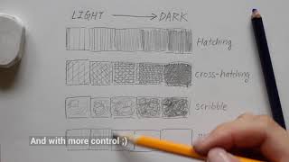 PENCIL  Basic Shading Techniques [upl. by Redan]