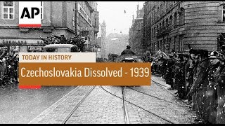 Czechoslovakia Dissolved  1939  Today In History  14 Mar 17 [upl. by Hackett]