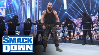 RETRIBUTION swarms Braun Strowman in WWE ThunderDome SmackDown August 21 2020 [upl. by Milore]