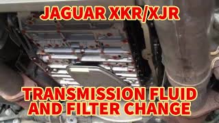 2001 Jaguar XKR Transmission Fluid Change also applies to XJR [upl. by Akinot]