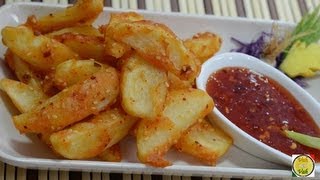 Crispy Potato Wedges  By Vahchef  vahrehvahcom [upl. by Nosnhoj]